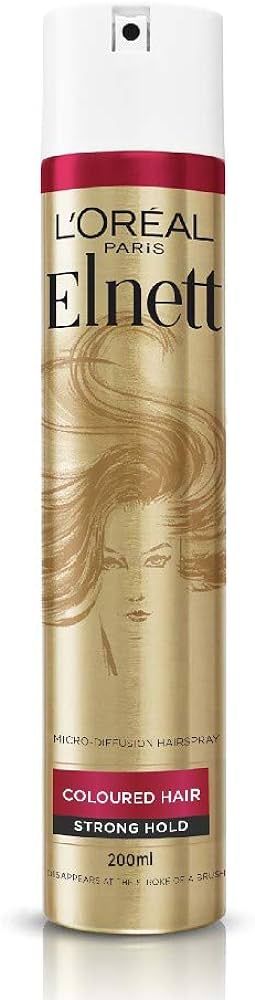 L'Oreal Hairspray by Elnett for Coloured Hair UV Filter Strong Hold & Shine, 200 ml | Amazon (UK)