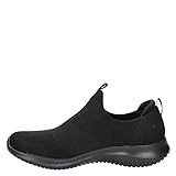 Skechers Women's Ultra Flex-First Take Slip On Trainers, Black, 8.5 | Amazon (US)