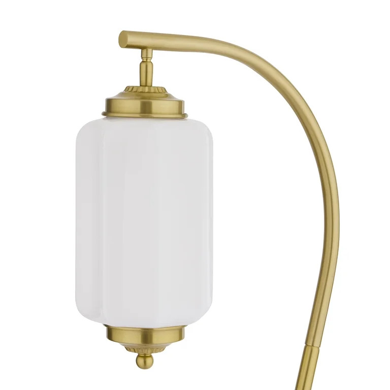 My Texas House 26 in Brass Glass Shade Table Lamp | Walmart (US)