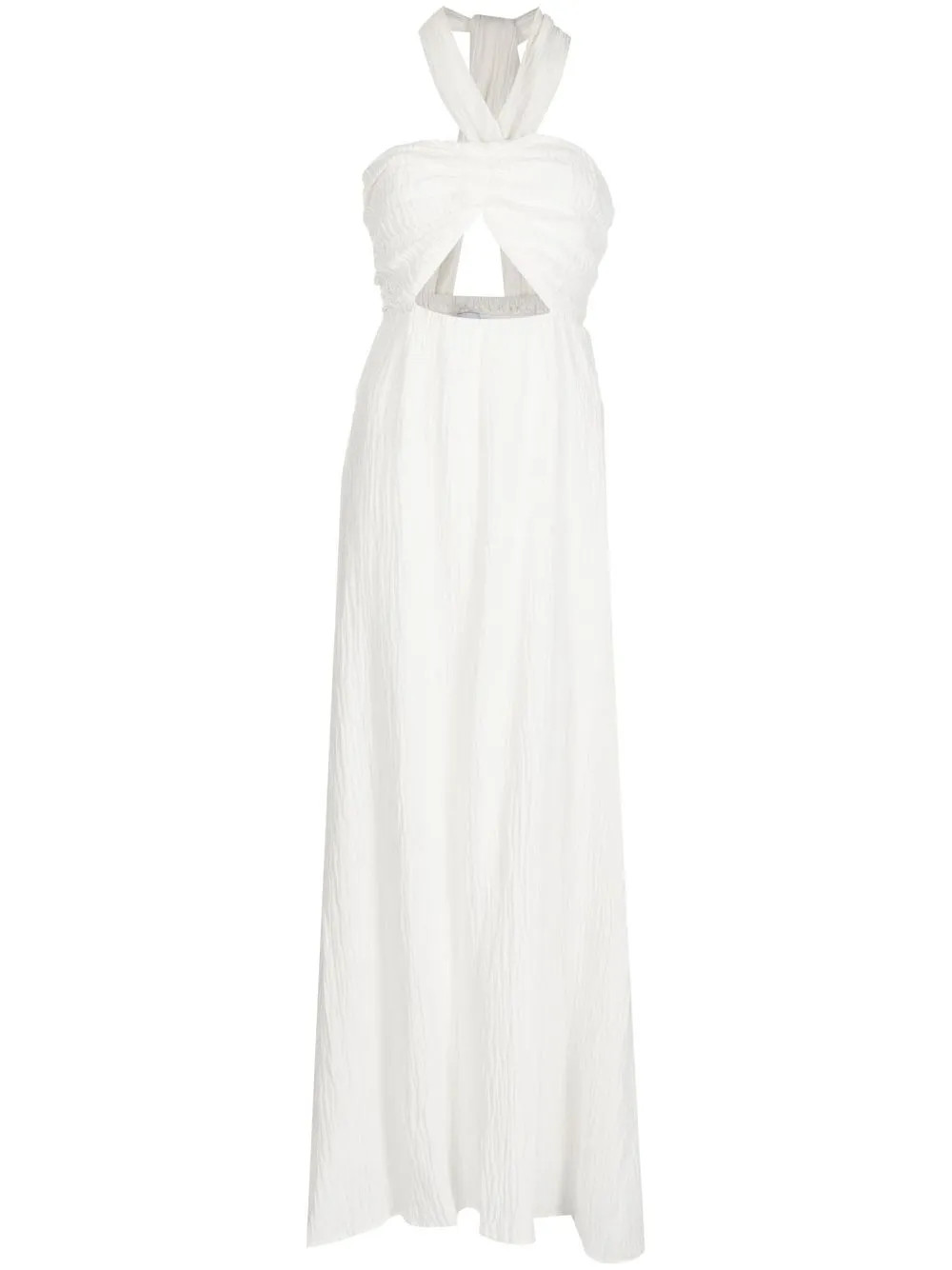 Faithfull The Brand Halona Crossover Maxi Dress - Farfetch | Farfetch Global