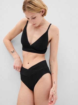 Rib Plunge Bikini Top | Gap (CA)