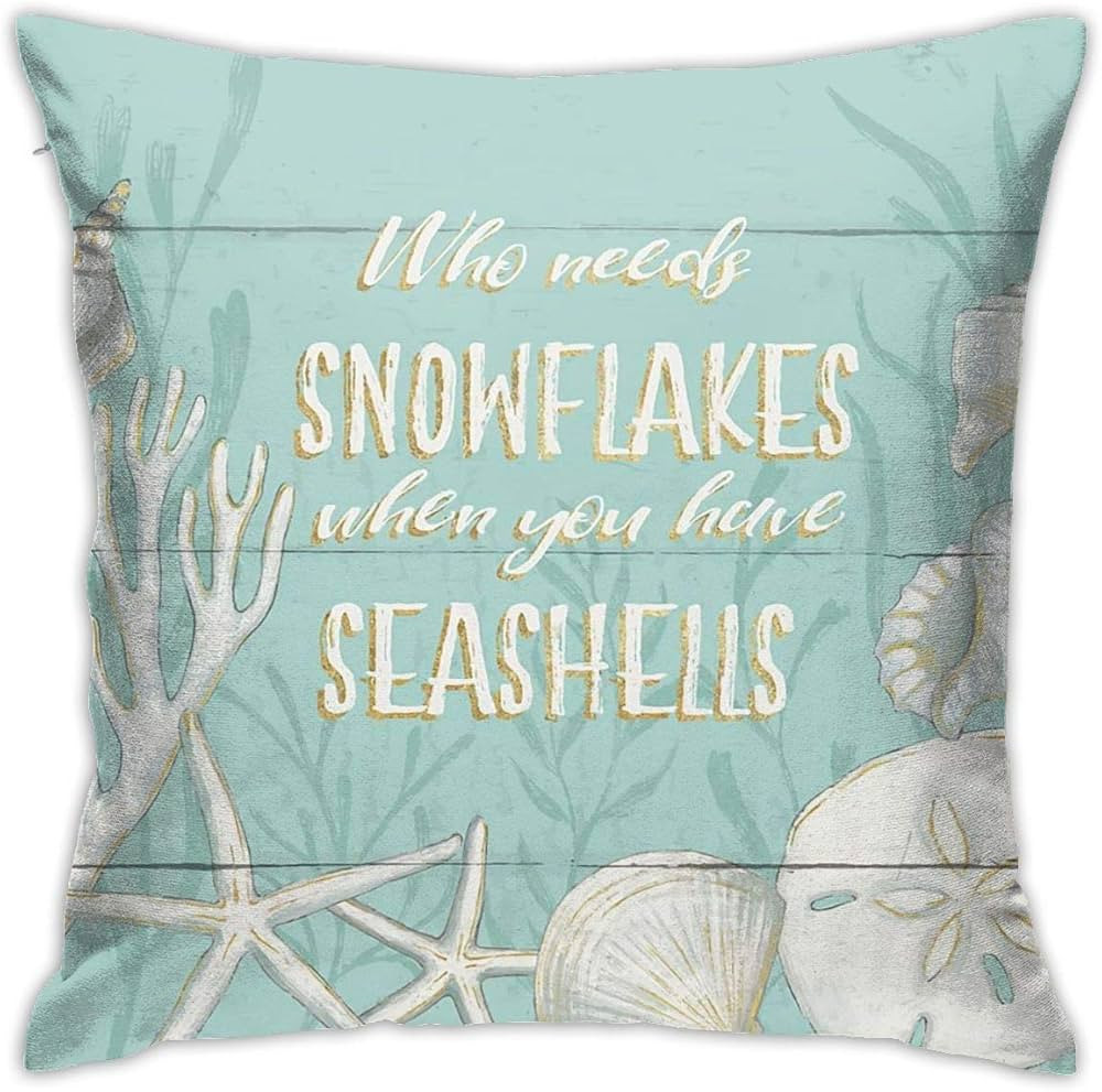 antvinoler Christmas Decor Throw Pillow Covers Christmas Decoration Square Cushion Cover Couch Pi... | Amazon (US)