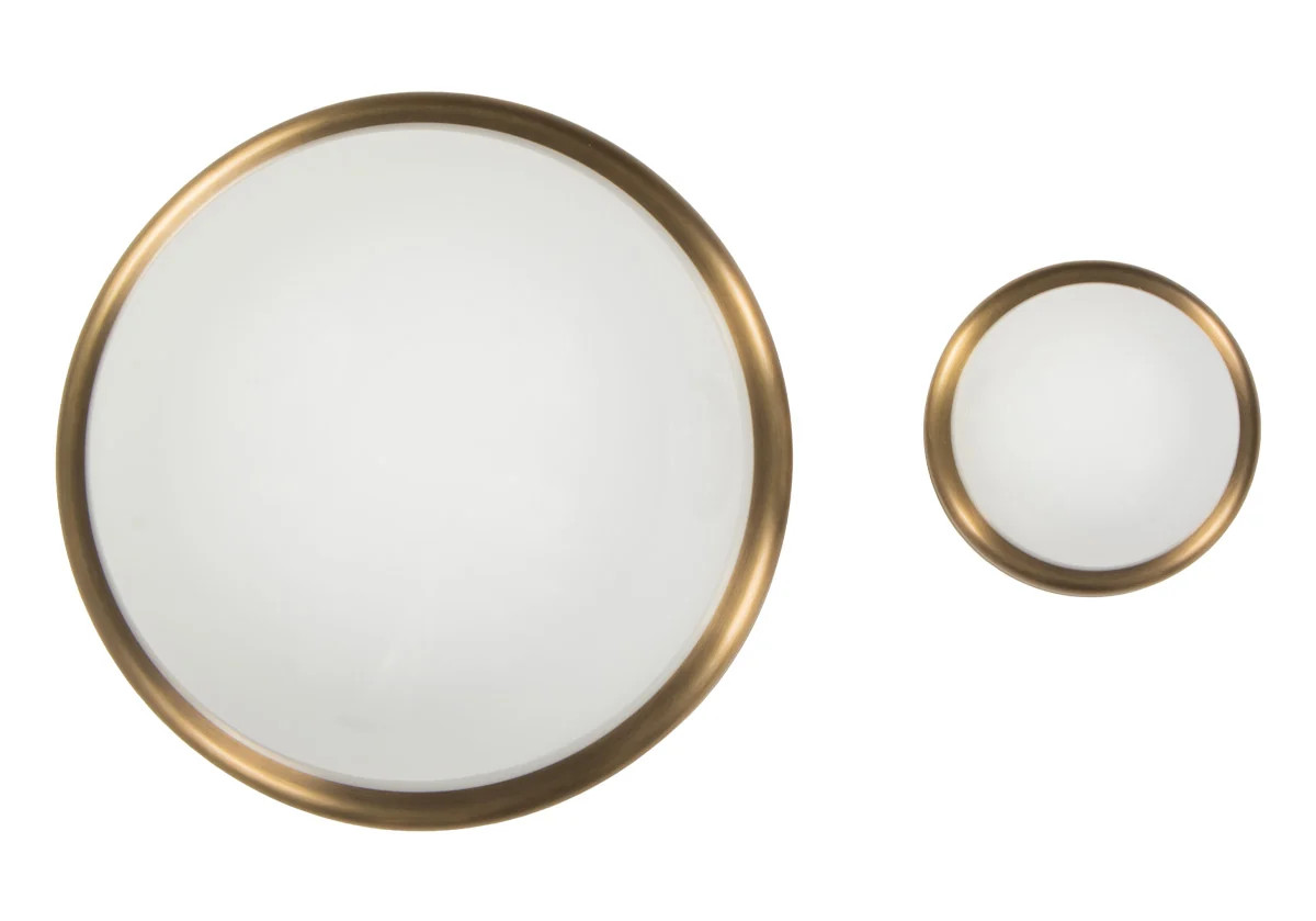 ALYS FLUSH MOUNT | Glass & Brass | Alice Lane Home Collection