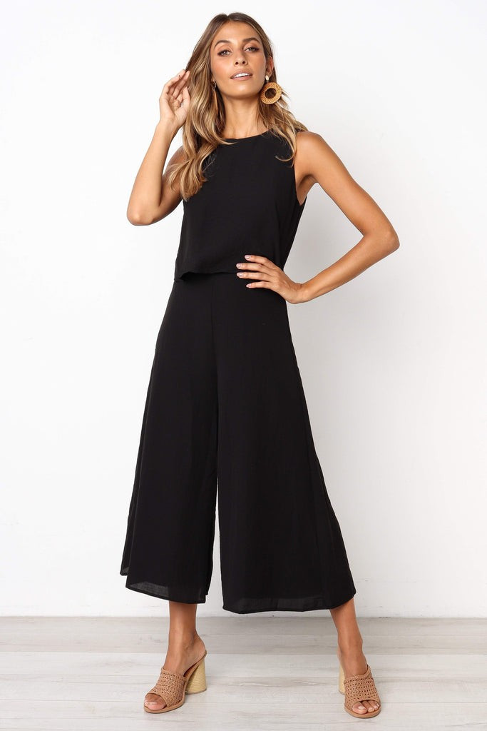 Femme Jumpsuit - Black | Petal & Pup (US)