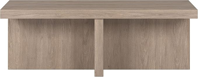 Henn&Hart Elna Coffee Table, 44" Wide,Grey | Amazon (US)