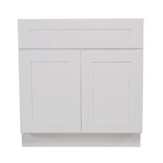 Design House Brookings Plywood Ready to Assemble Shaker 36x34.5x24 in. 2-Door Base Kitchen Cabine... | The Home Depot
