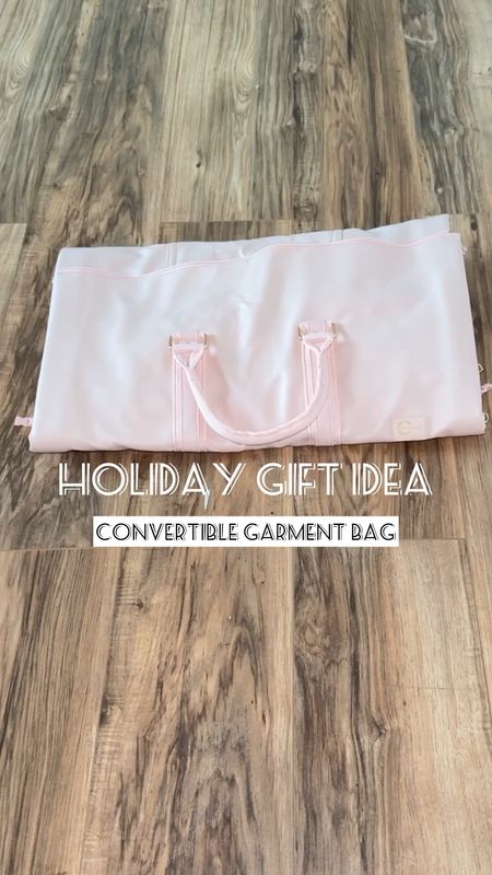 Holiday gift idea, this leather convertible garment bag is great for packing your suits and other clothes, using multi functional pockets and a separate shoe pouch 🧳 Large capacity of clothes! 

#LTKVideo #LTKGiftGuide #LTKHoliday