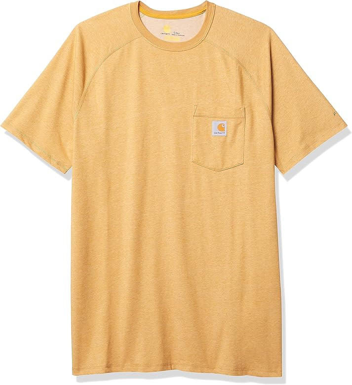 Carhartt Men's Force Relaxed Fit Midweight Short Sleeve Pocket T-Shirt (100410 Prev. Delmont) | Amazon (US)