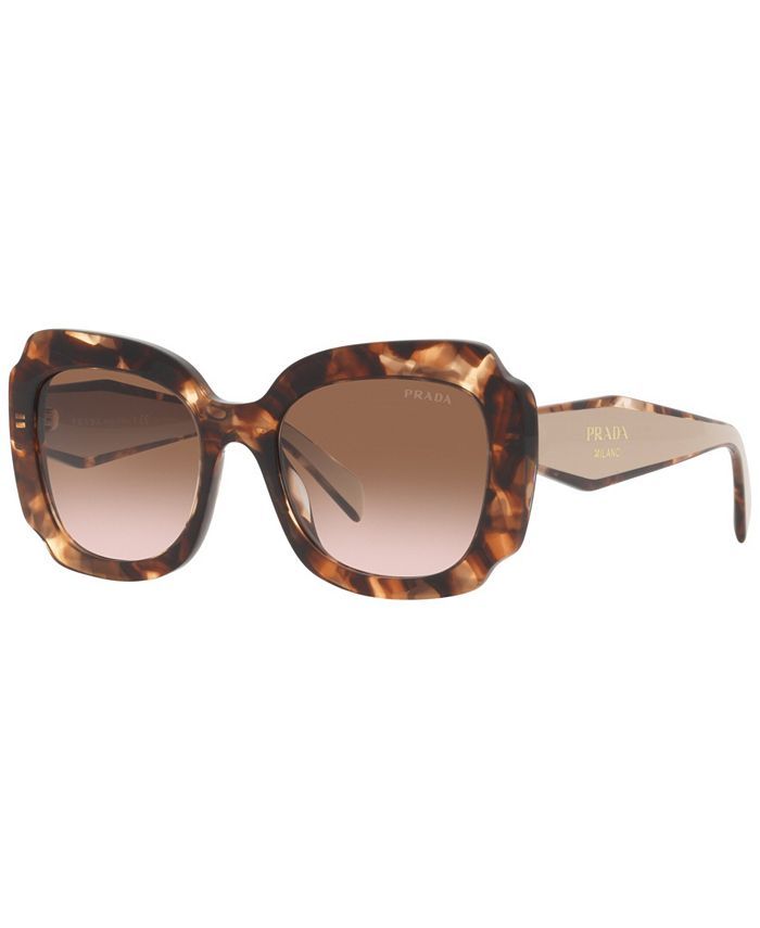 Prada Women's Low Bridge Fit Sunglasses,  54 & Reviews - Sunglasses by Sunglass Hut - Handbags & ... | Macys (US)