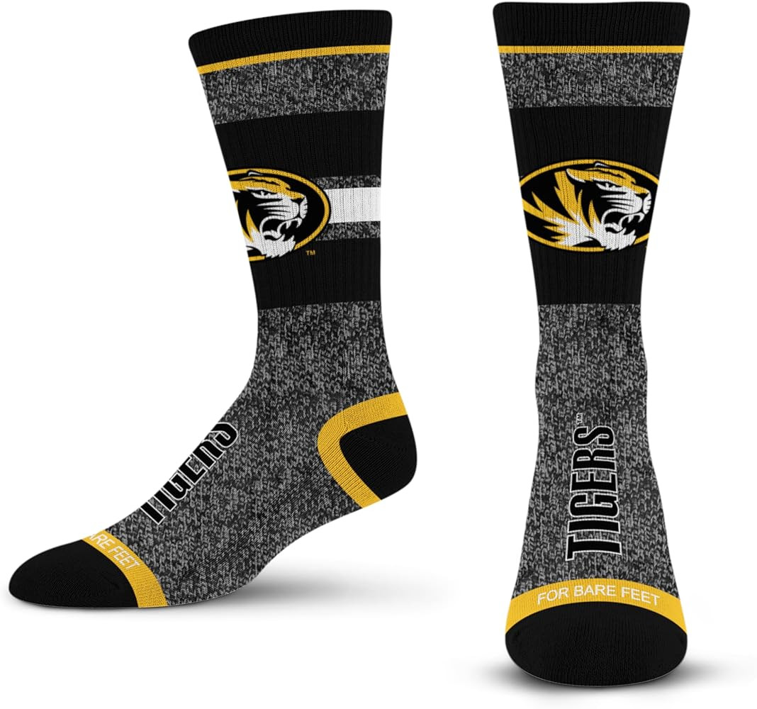 For Bare Feet NCAA Marble Spotlight Crew Sock | Amazon (US)