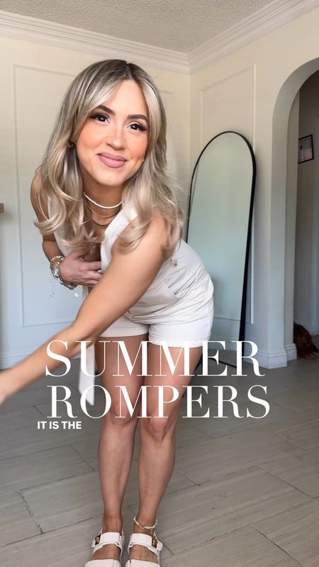 Easy ROMPER SUMMER OUTFITS 🤗

✔️ wearing a SMALL in all rompers! 

Let me know in the comments if you have any questions or need specific sizing information! 

#LTKStyleTip #LTKU #LTKFindsUnder50
