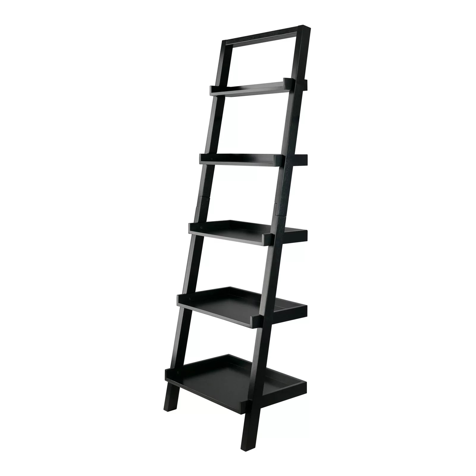 Winsome Bellamy Leaning Shelf, Black | Kohl's