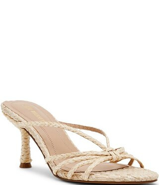 Edna Raffia Strappy Dress Sandals | Dillard's
