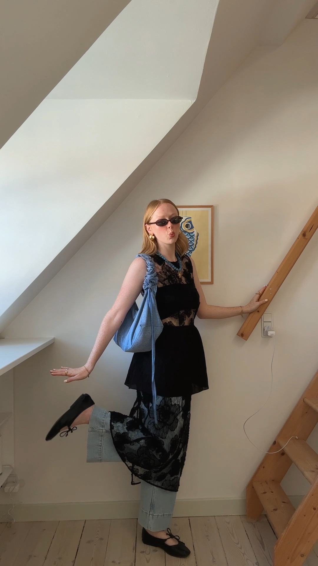 Baum Und Pferdgarten, Lace Dress, Black Dress, Light Wash, Denim Jeans, H&M, Oval Sunglasses, Blue Bag, Denim Bag, CPHFW 

#LTKsummer #LTKuk #LTKeurope