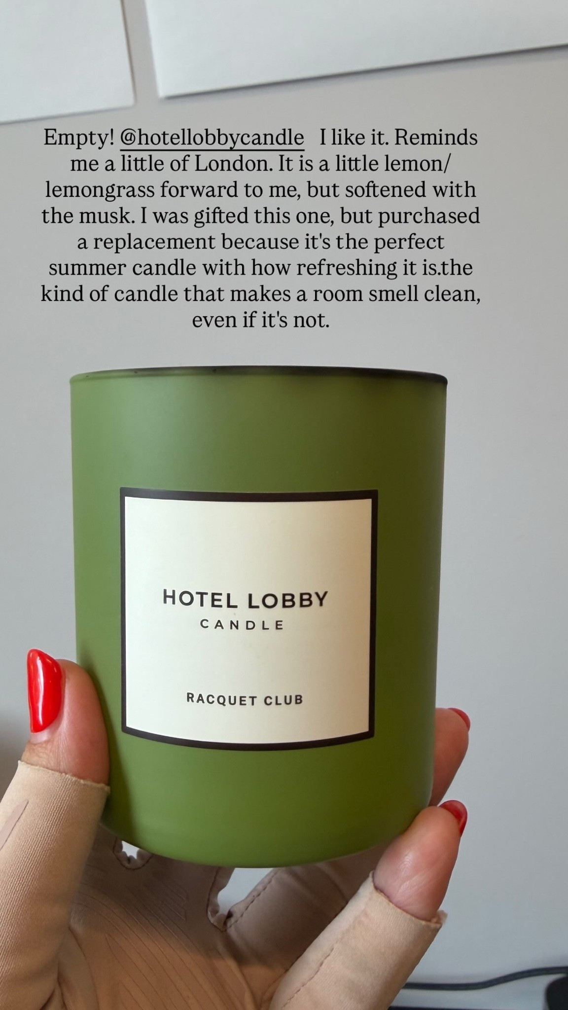 The ultimate summer candle, IMHO. It’s a little bit grassy, a little bit citrusy, and softened with a little bit of musk. It’s the perfect clean, refreshing scent. 🍋🎾

#LTKHome