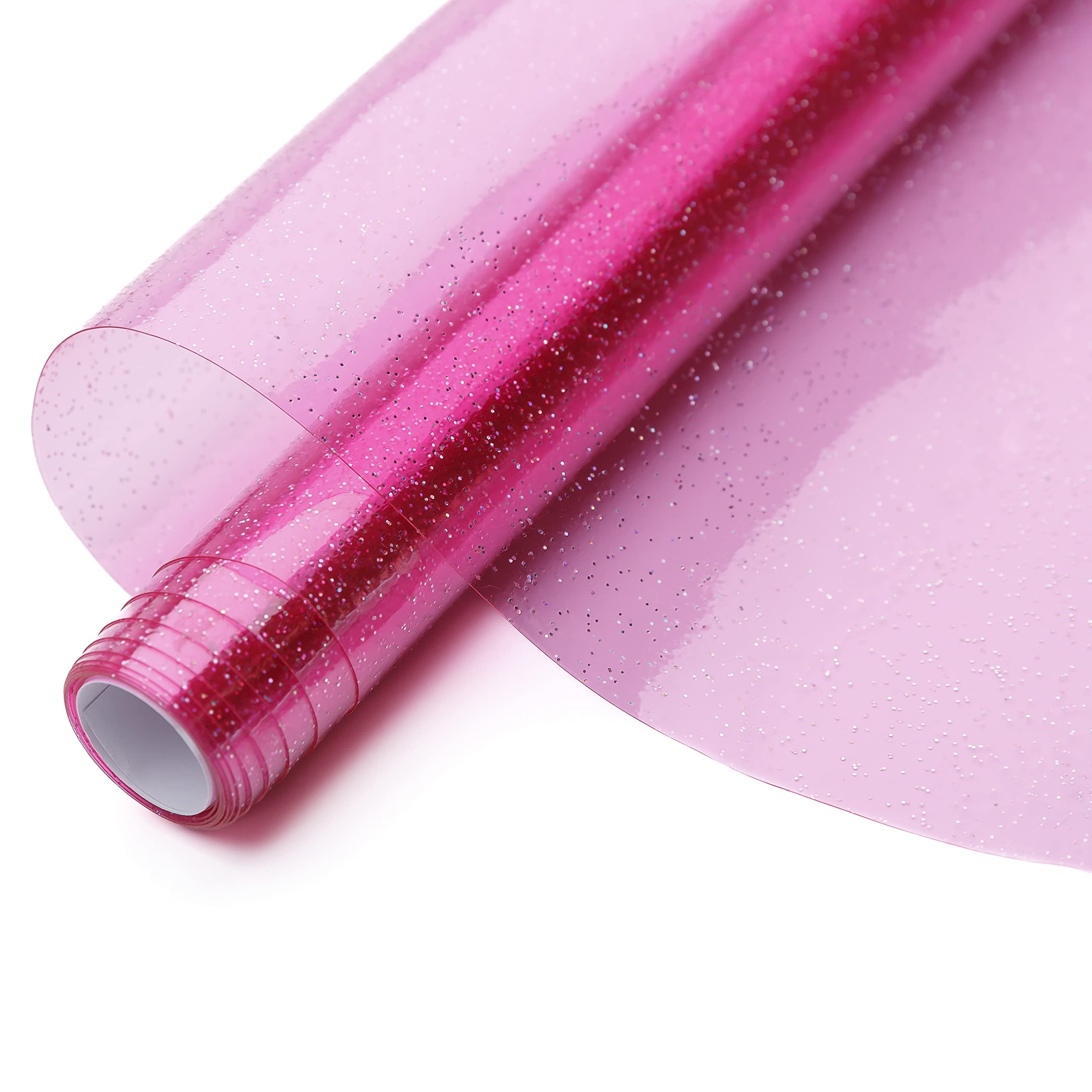 Plastic Vinyl Rolls (Glitter Pink) | Amazon (US)
