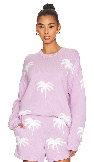 Go To Sweater in Purple Palm | Revolve Clothing (Global)