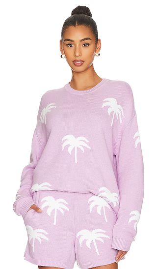 Go To Sweater in Purple Palm | Revolve Clothing (Global)