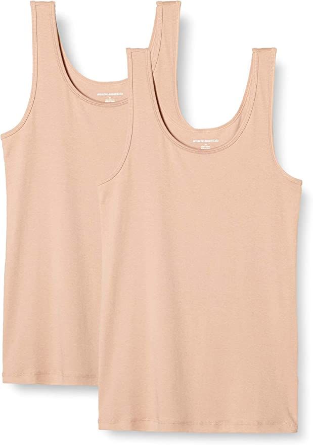 Amazon Essentials Women's Slim-Fit Tank, Pack of 2 | Amazon (US)