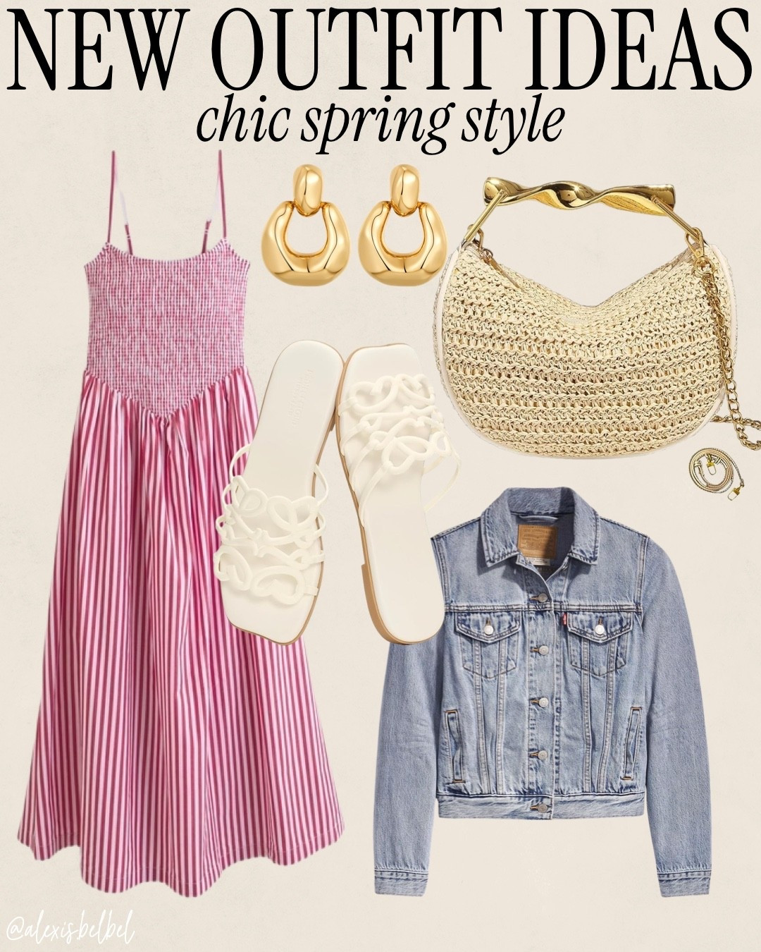 Sprimg outfit idea , spring break outfit ideas: red stripe dress size xxs petite code AFLTK. Amazon white sandals that look designer 

#LTKSaleAlert #LTKSpringSale #LTKPetite