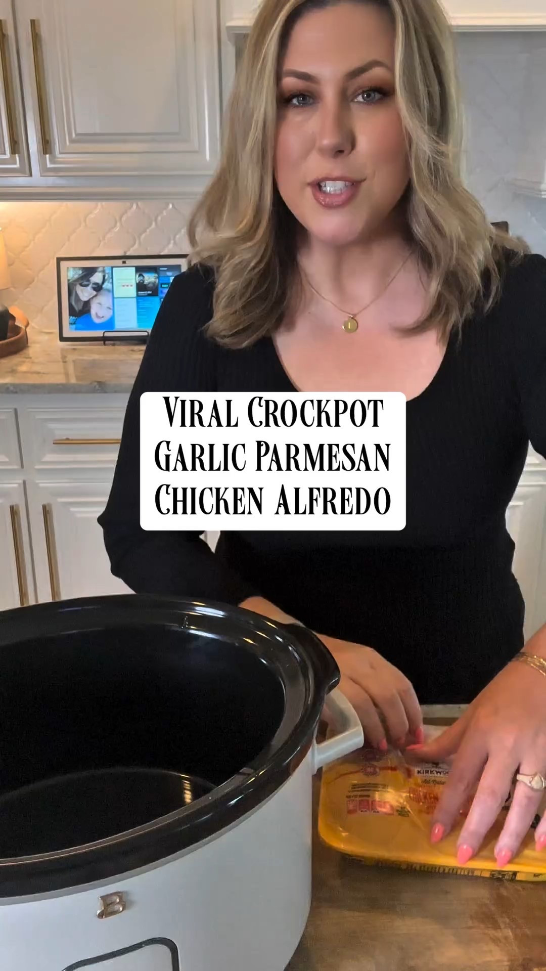 If you’re basically running a free Uber service for your kids, this garlic parmesan crockpot chicken is the only way dinner’s getting done. Toss it in, shut the lid, and let the slow cooker be the adult in the room for once.

✨ Recipe Breakdown ✨
	•	2 lbs boneless, skinless chicken breasts
	•	1 bottle Buffalo Wild Wings Parmesan Garlic Sauce
	•	1 block cream cheese (8 oz, softened)
	•	1 cup shredded parmesan cheese
	•	1/2 cup milk or heavy cream
	•	Optional: Italian seasoning and red pepper flakes

📌 Directions
	1.	Add chicken to crockpot.
	2.	Stir sauce, cream cheese, parmesan, and milk until smooth.
	3.	Pour over chicken, cover, cook on LOW 4–6 hours or HIGH 3–4.
	4.	Shred, stir, and serve over pasta, rice, or mashed potatoes.

Because sometimes survival looks like a dinner that cooks itself while you’re stuck in the carpool line.
#easyrecipes #viralrecipes #garlicparmesan #busymom #comfortfood #weeknightrecipes #crockpotrecipes #slowcooker
