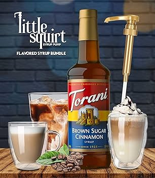 Brown Sugar Cinnamon Syrup for Coffee 25.4 Ounces Coffee Flavoring Torani Brown Sugar Syrup with ... | Amazon (US)