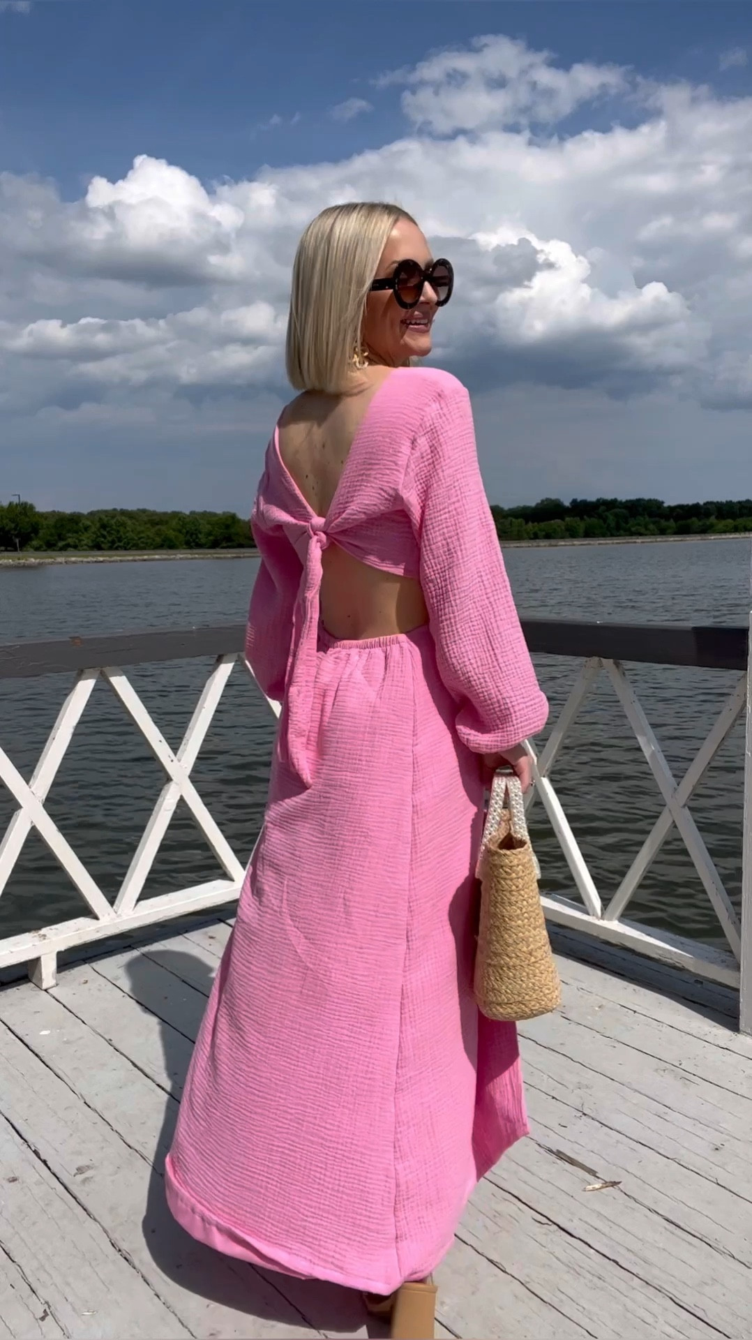 Vacation style / pink midi dress / vacation outfit / Pom Pom dress / vacation coverup / resortwear 

Pink dress (SM), Blue dress (XS) 

#LTKstyletip #LTKtravel #LTKSeasonal