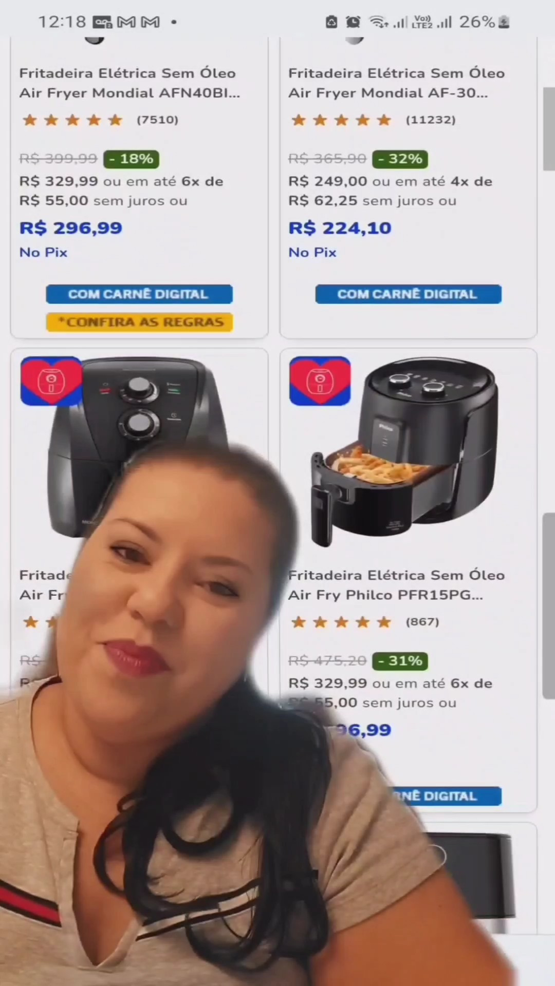 🔥🍟Super liquidação de Fritadeiras Elétricas Airfryer só hoje (14/06/2024) no site das Casas Bahia! Use o cupom FRITADEIRA20 e ganhe ainda mais desconto na sua primeira compra. Não perca essa chance e garanta a sua agora mesmo! 

#LTKbrasil