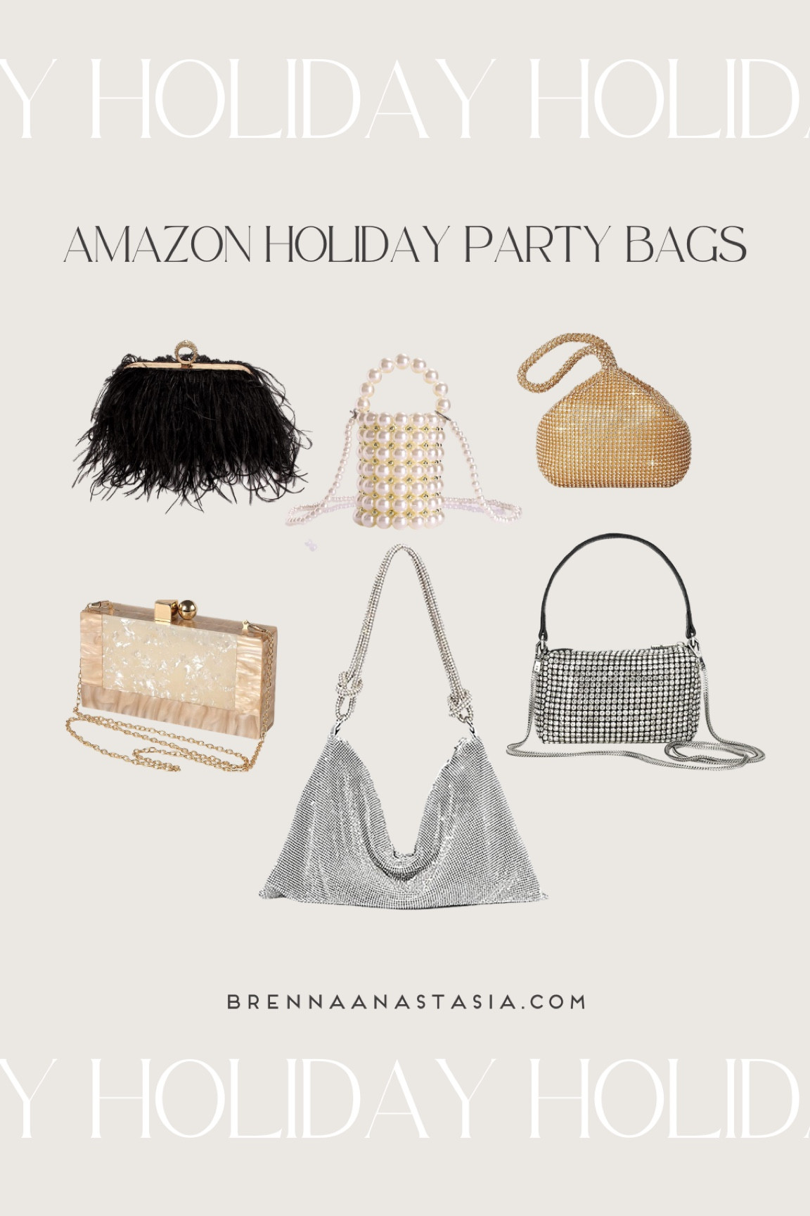 Amazon holiday party bags ✨ sequin bag, rhinestone bag, sparkly handbag, NYE purse 

#LTKitbag #LTKHoliday