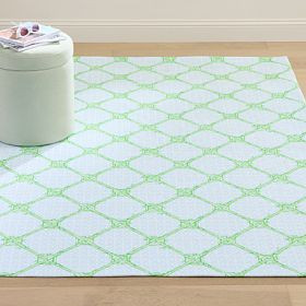 Lilly Pulitzer Bamboo Butterfly Washable Rug | Pottery Barn Teen
