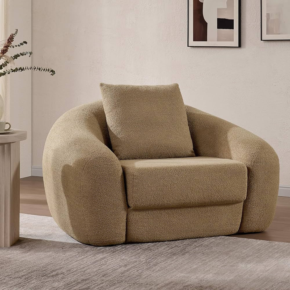 SICOTAS Sofa Couch Bed for Living Room Futon Cloud Boneless Sleeper Chair Pull Out Convertible Fl... | Amazon (US)