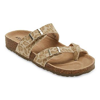 Arizona Fairhaven Womens Adjustable Strap Footbed Sandals | JCPenney