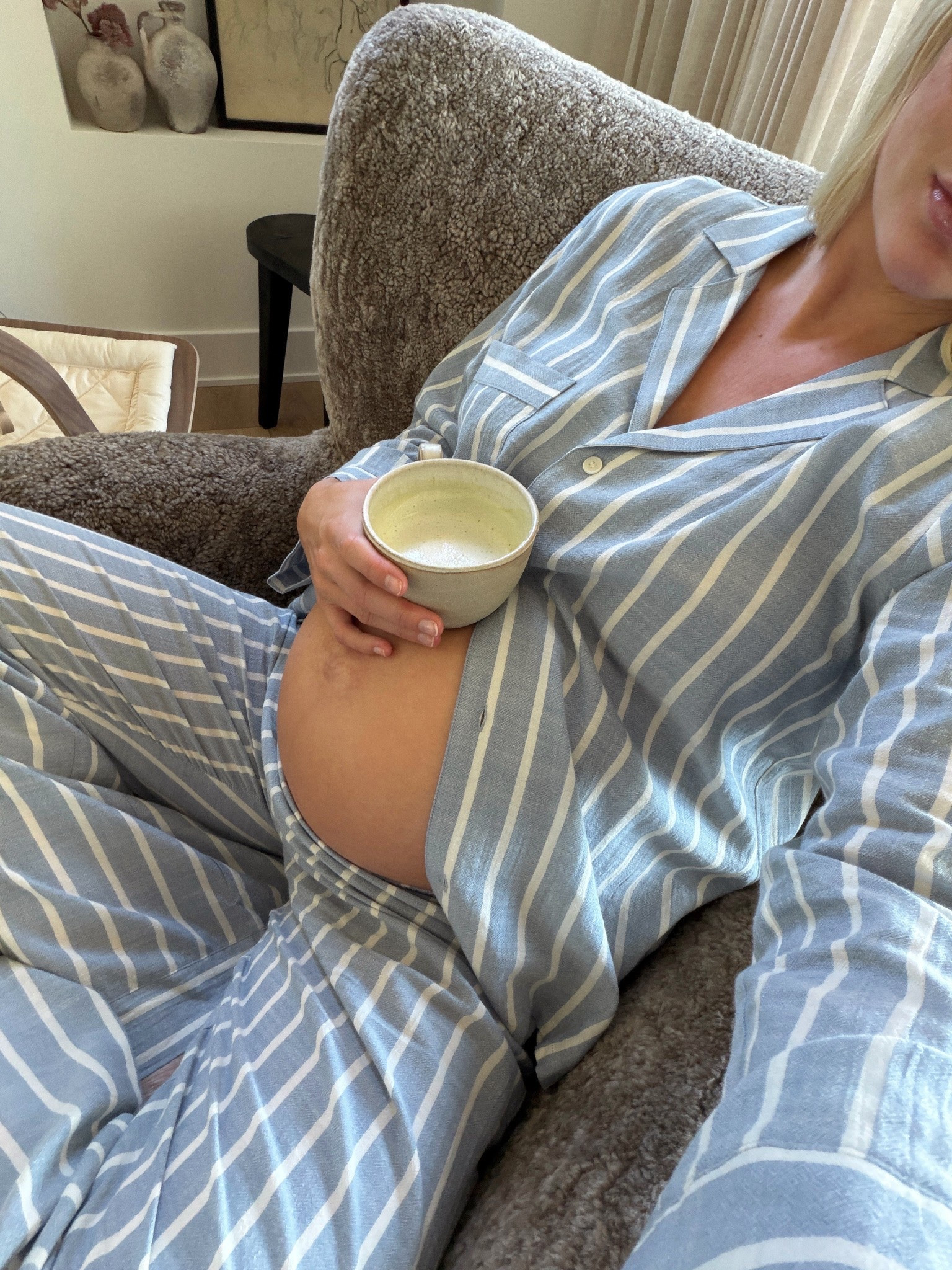 Sized up to med in pajamas! Linking similar mugs & baby rockers! #kathleenpost

Bump friendly pjs, maternity lounge wear, maternity outfit, GRWM

#LTKBump