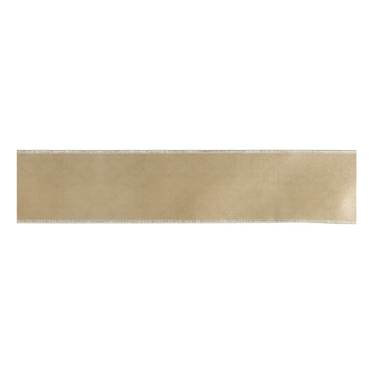 Metallic Satin Wired Ribbon 4" x 5 Yds. | Wayfair North America