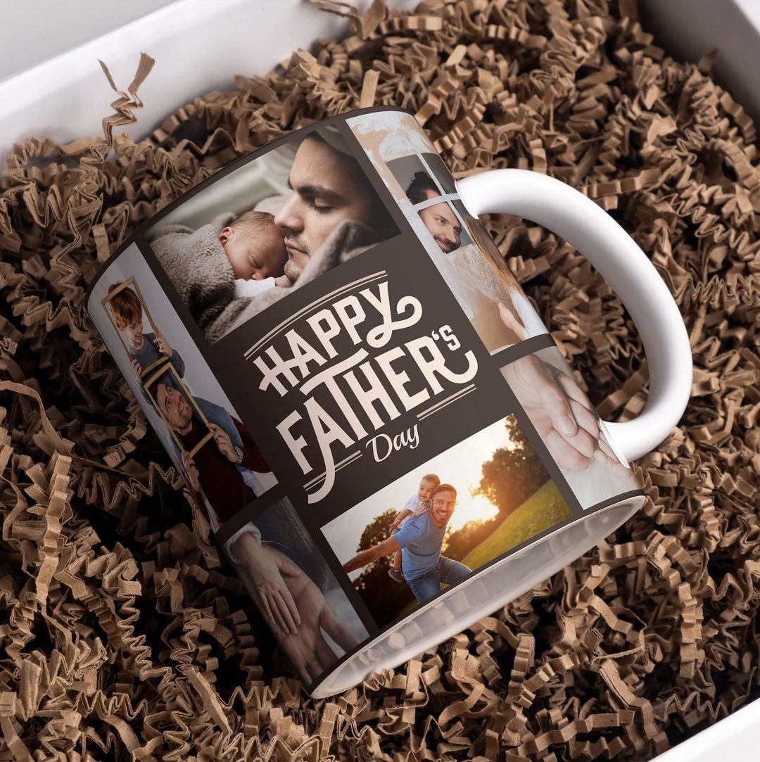 Custom Fathers Day Picture Mug, Coffee Mug with Photo, Personalized Picture Mug, Fathers Day Mug,... | Etsy (US)