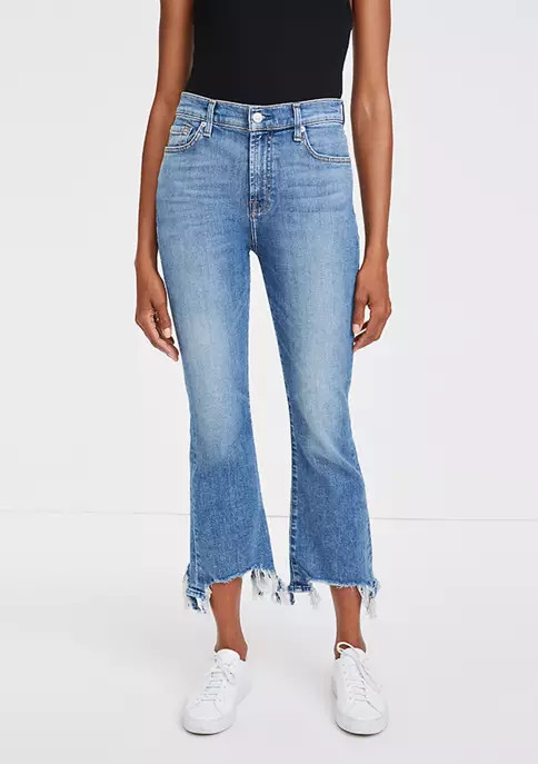 Women's High Waisted Slim Kick Jeans | Belk