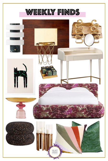 Coolest finds of the week coming at you !
Today it’s a very chic seasonal vibe, with soft automnal colors, and sexy brass and marble combos ! The star here is the amazing gold basketball hoop, but that floral bed ain’t no slouch neither ! 😎 
#weeklyfinds #homedecor  
@liketoknow.it #liketkit 
https://liketk.it/4nxGB

#LTKhome #LTKstyletip #LTKSeasonal