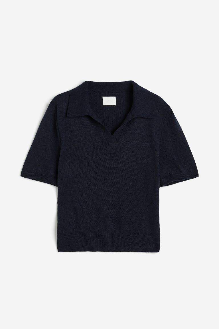Fine-knit polo shirt | H&M (UK, MY, IN, SG, PH, TW, HK)