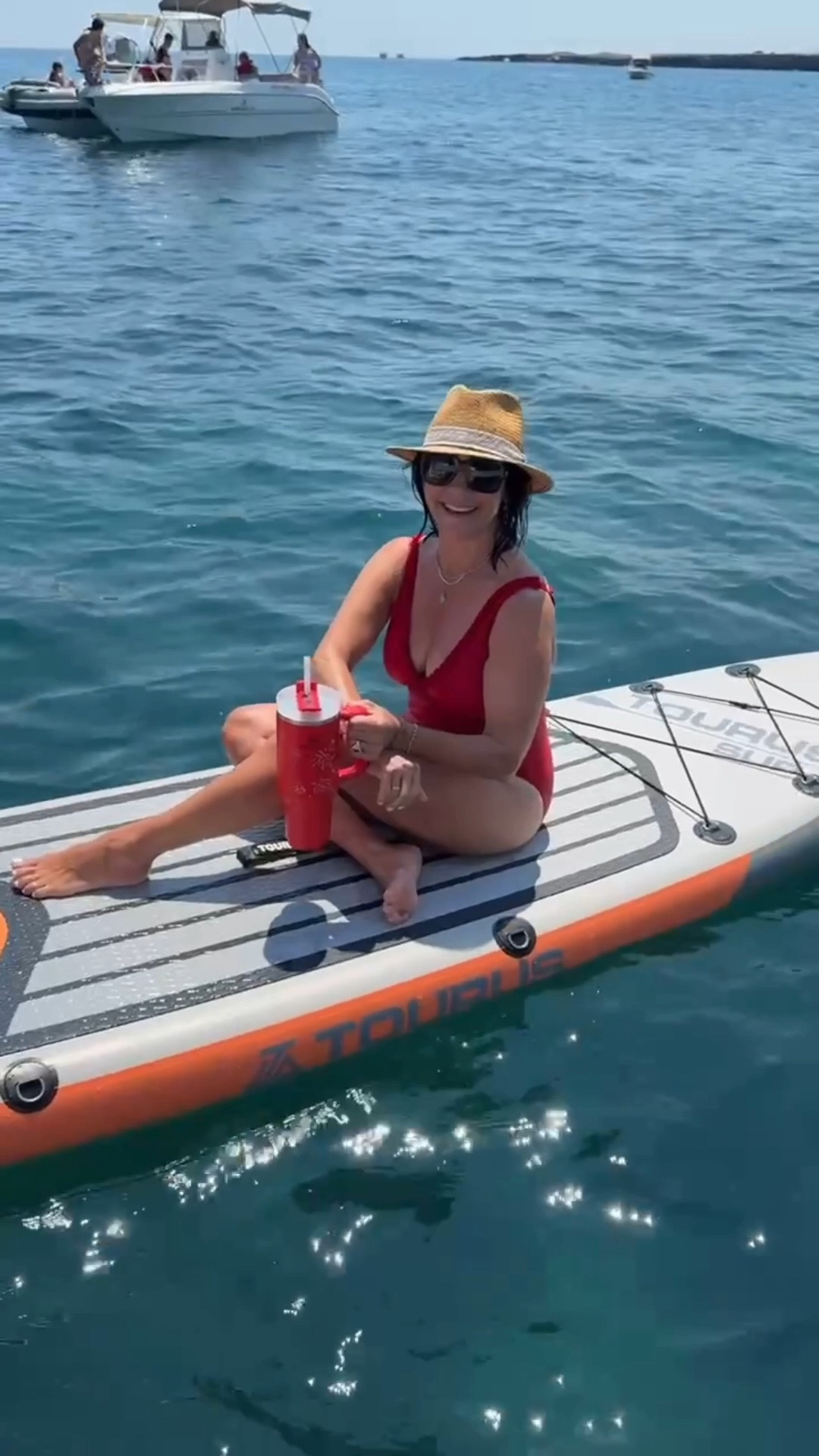 Family boat day in Puglia, Italy!! ❤️ 

Em kept telling me I needed a @stanley_brand Quencher … and spoiler: she was right! I got this one right before my trip, and I’m so glad I did. Keeps your water ice cold all day, which is a game-changer  when you’re out in the summer heat. 

Plus, how cute will they be for 4th of July weekend?! These are limited edition, so don’t want to grab these!! 

#stanleypartner

#LTKSeasonal #LTKvlog #LTKdayinmylife