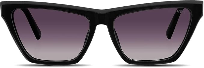 Velvet Eyewear Womens Cat Eye Sunglass Style Helen in Black- 100% UV Protection - Designed for Wo... | Amazon (US)