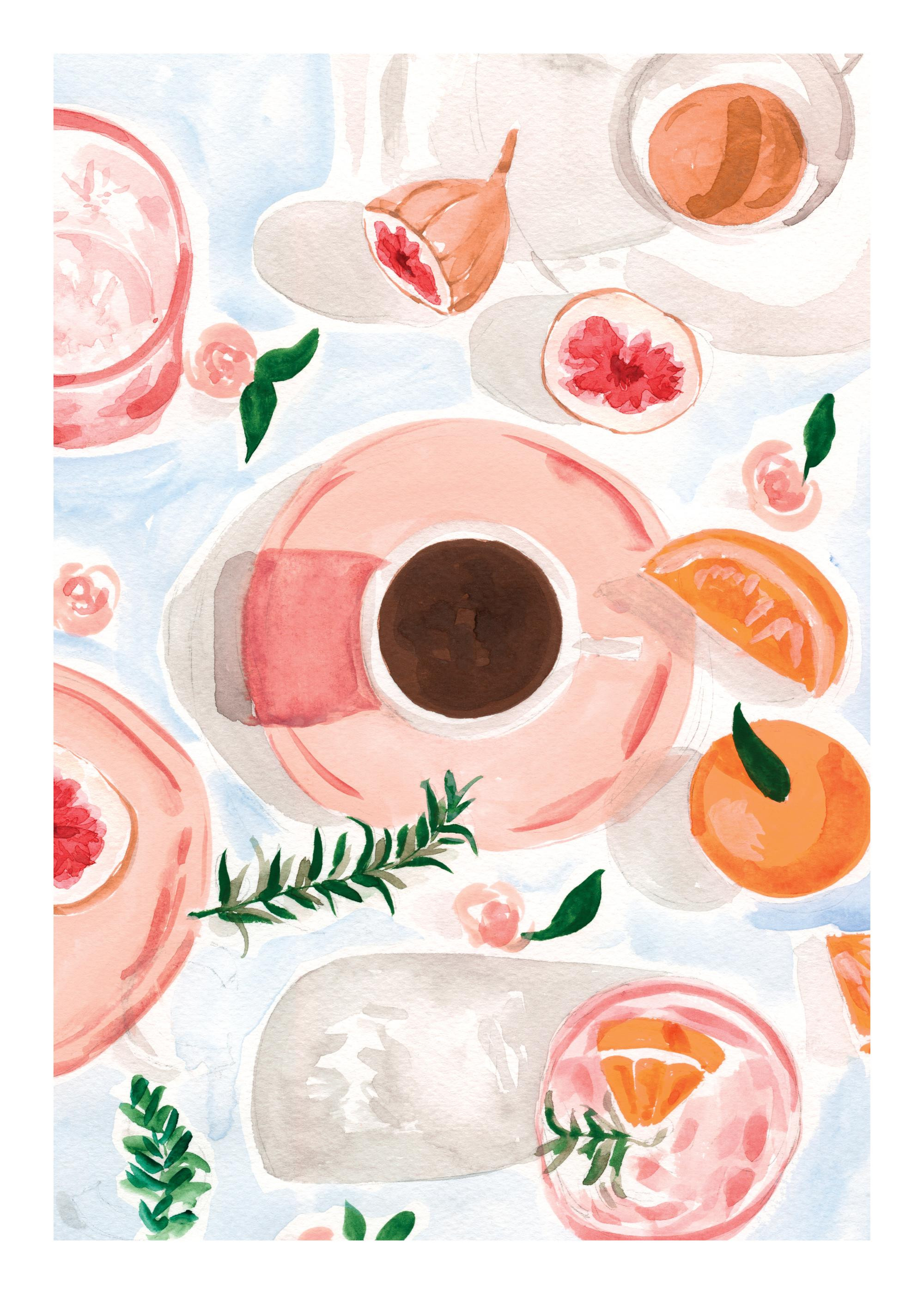Sabina Fenn - Still Life with Coffee Print | Desenio