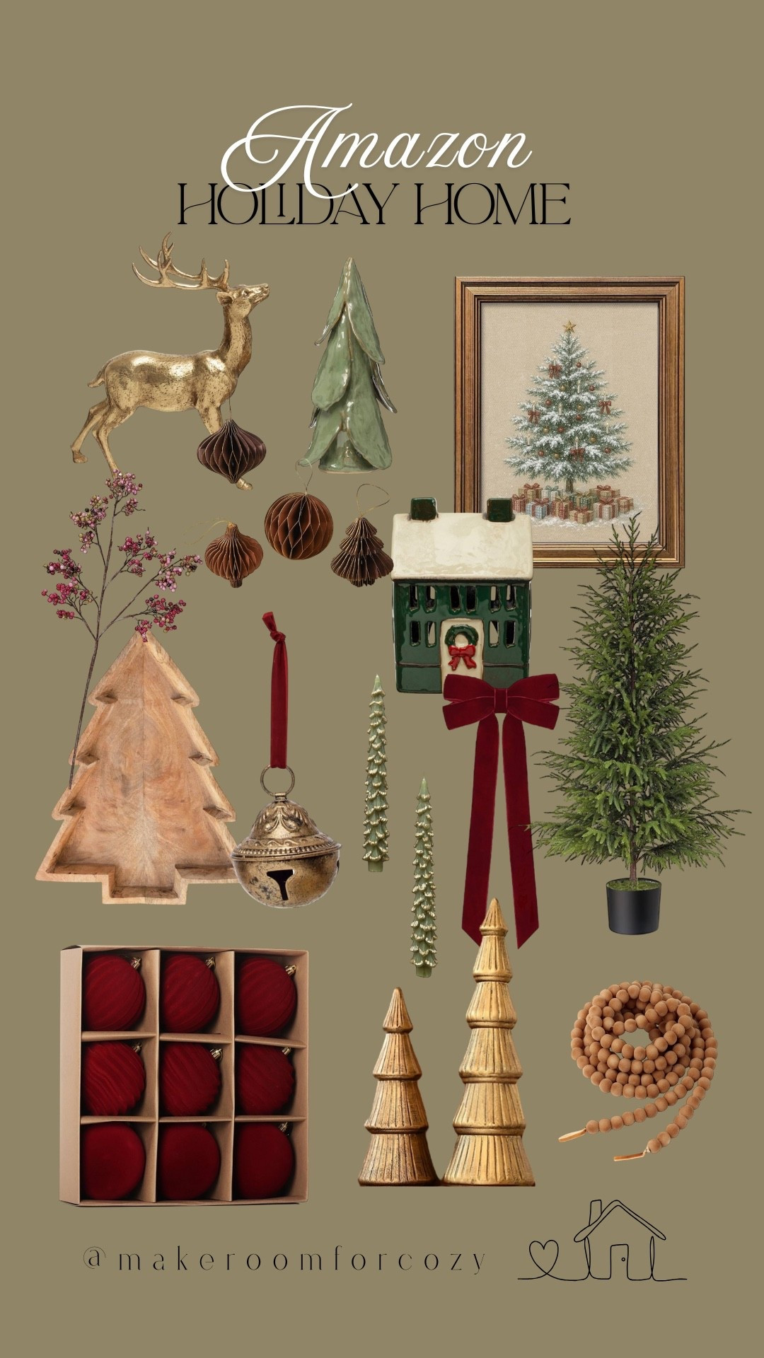 Amazon Holiday Decor 😍🎄

tree golden details reindeer bows ornaments art paper ornaments beads

#LTKSeasonal #LTKHome