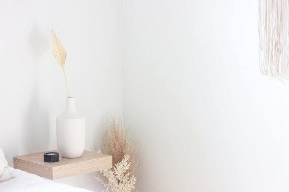 Embossed Wave White Ceramic Bud Vase for Dried Flowers | Etsy (US)