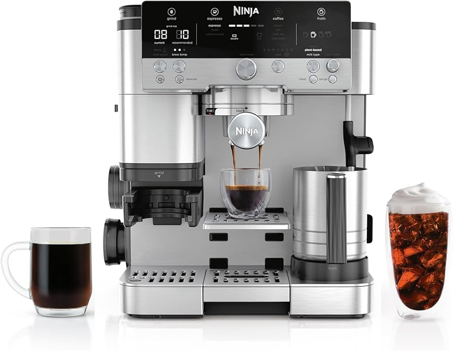Ninja Luxe Café 3-in-1 Espresso, Drip Coffee and Cold Brew Machine | Intergrated Coffee Grinder,... | Amazon (US)
