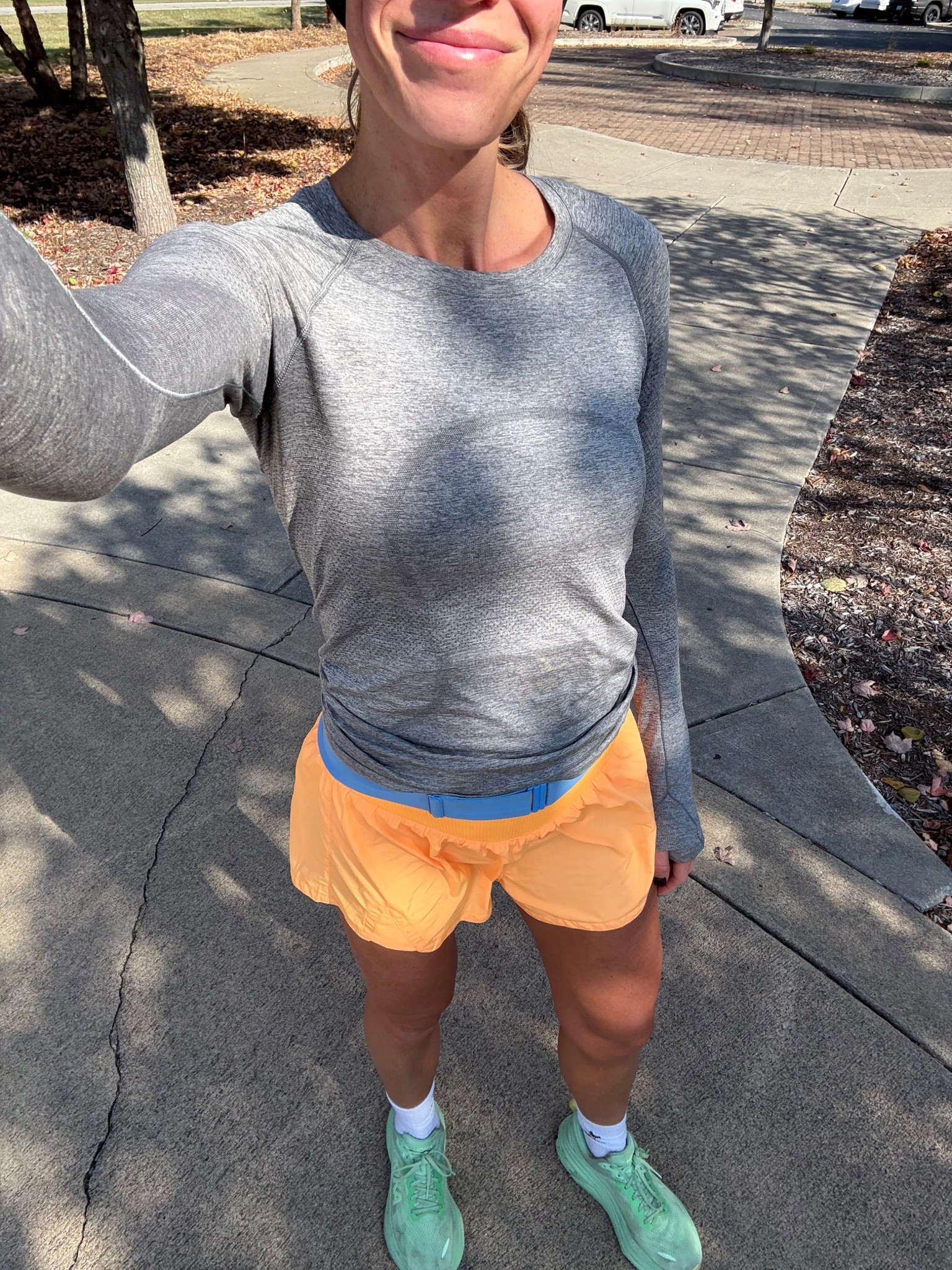Running outfit today!
My usual medium in running shorts. Stretchy for the baby bump!
Sized up to my usual 6 in lululemon top 






Fp movement, Lululemon, Hoka, running gear, bump friendly 

#LTKBump #LTKActive