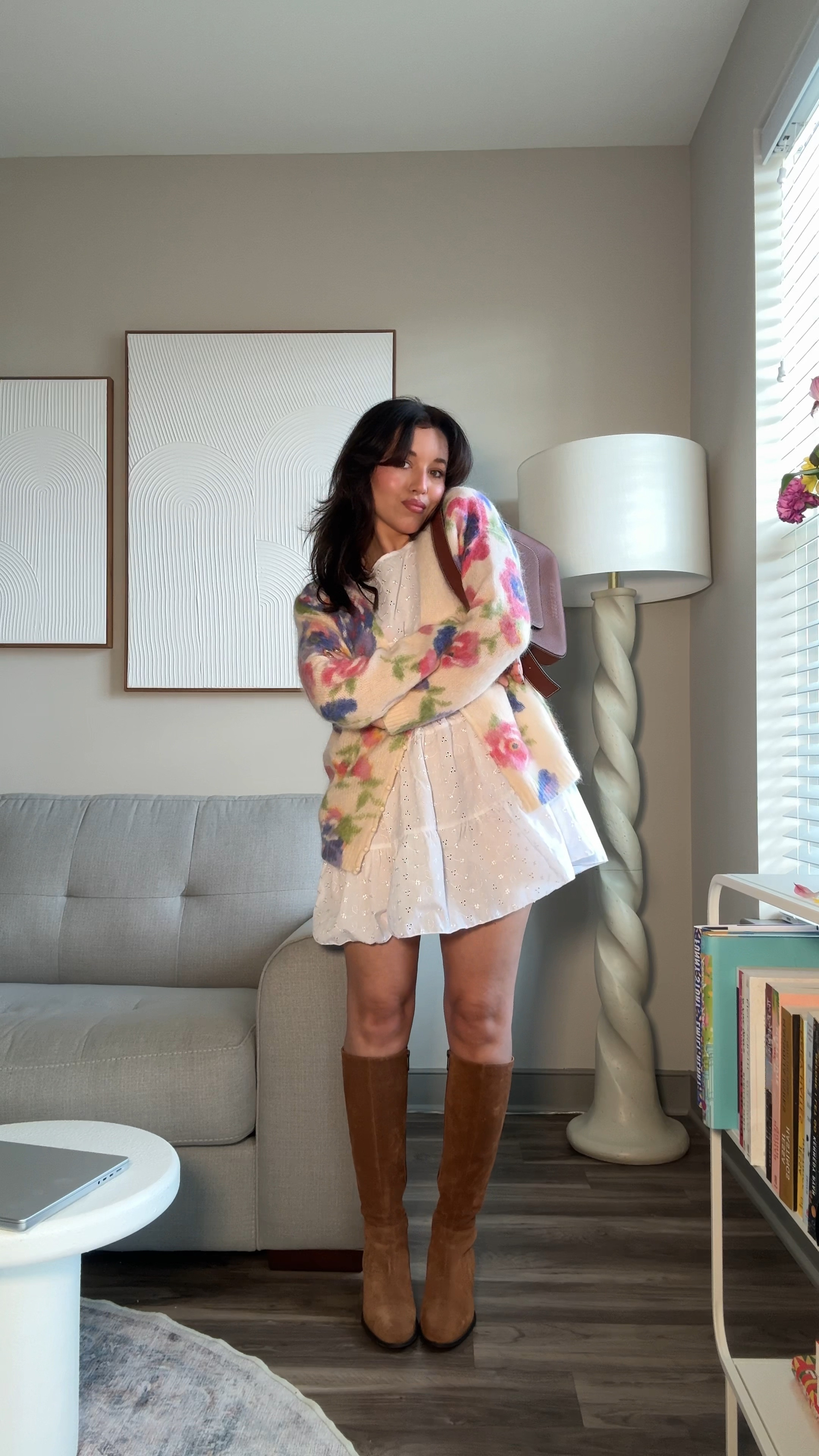 Fall transition outfit! Small in sweater, boots TTS! 

Fall outfit, cardigan, knee high boots, suede boots, fall boots

#LTKStyleTip #LTKFallSale #LTKSeasonal