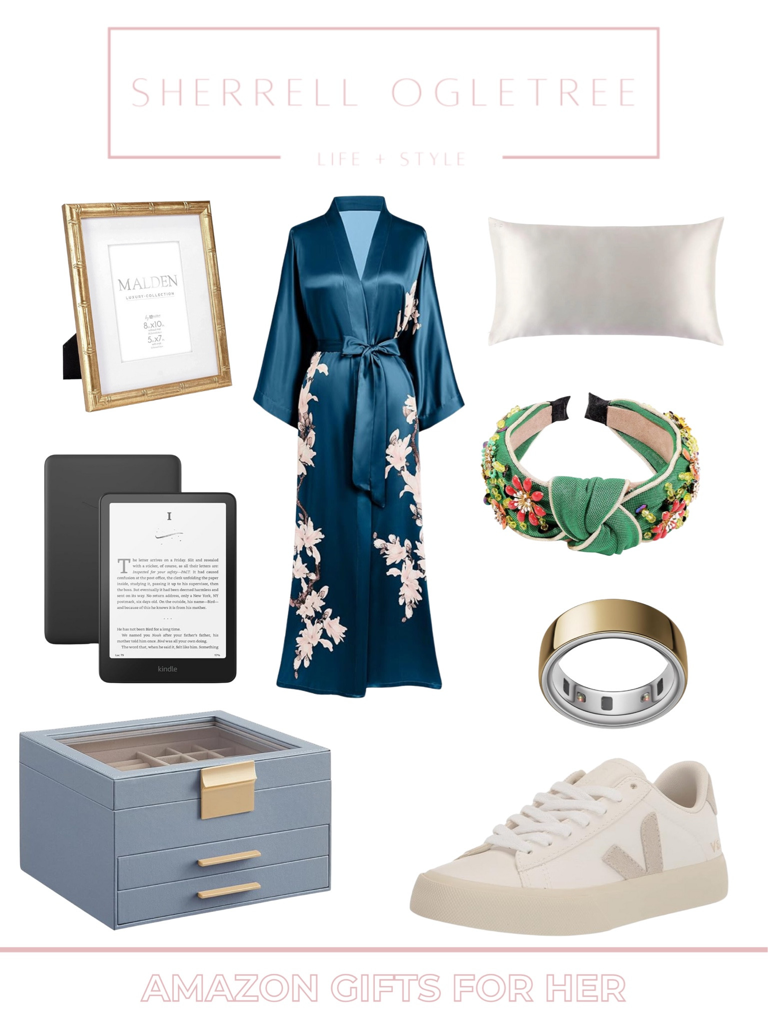 Amazon gifts for her

Holiday gifts, shoes, kindle, robe, satin pillowcase, headband, picture frame, jewelry box 

#LTKGiftGuide #LTKHoliday #LTKSeasonal