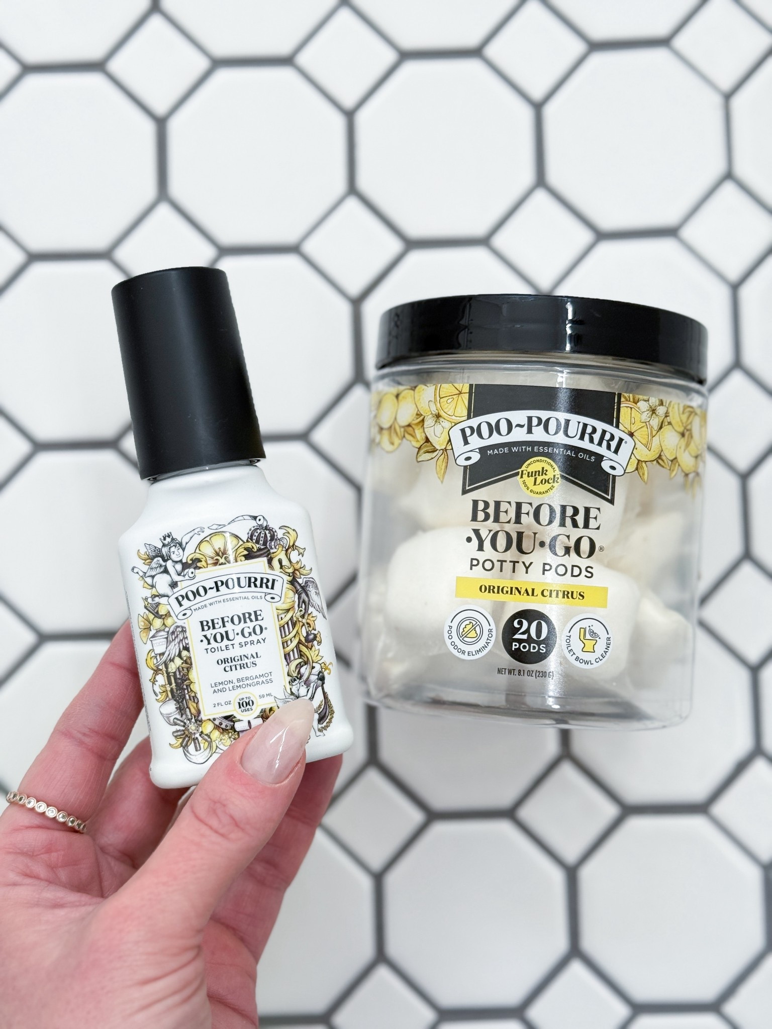 The bathroom secret weapon I refuse to be without. A quick spray before you go & everything stays fresh, clean, & quietly handled. It’s one of those things you don’t talk about, we just always have on hand. 

bathroom essentials odor control - toilet spray before you go - bathroom odor eliminator - travel bathroom spray - small bathroom must haves - guest bathroom essentials - everyday home essentials - clean bathroom routine - bathroom organization favorites - functional home finds

#LTKTravel #LTKmomlife #LTKdayinmylife