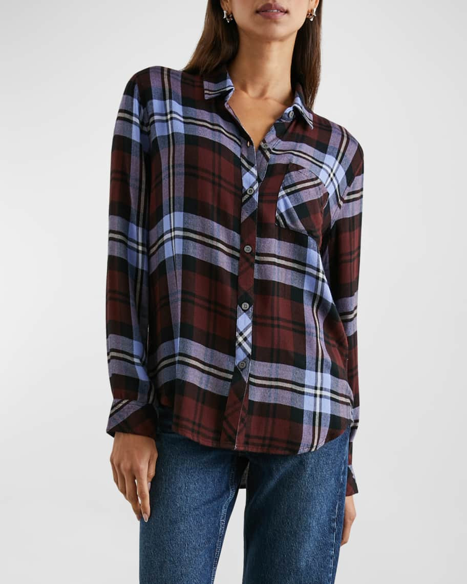 Rails Hunter Plaid Button-Front Shirt | Neiman Marcus