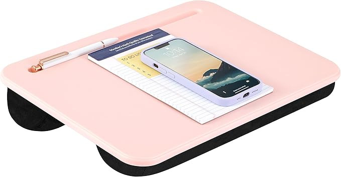 LAPGEAR Compact Lap Desk - Fits up to 15 Inch Laptops - Rose Quartz - Style No. 43104 | Amazon (US)